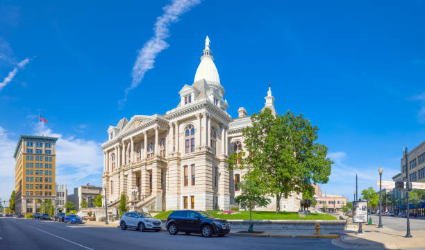 contea di tippecanoe - county courthouse” foto e immagini stock