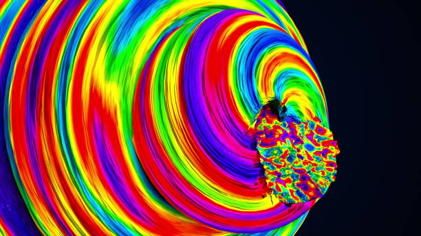 istock Abstract radial swirl 1364007561