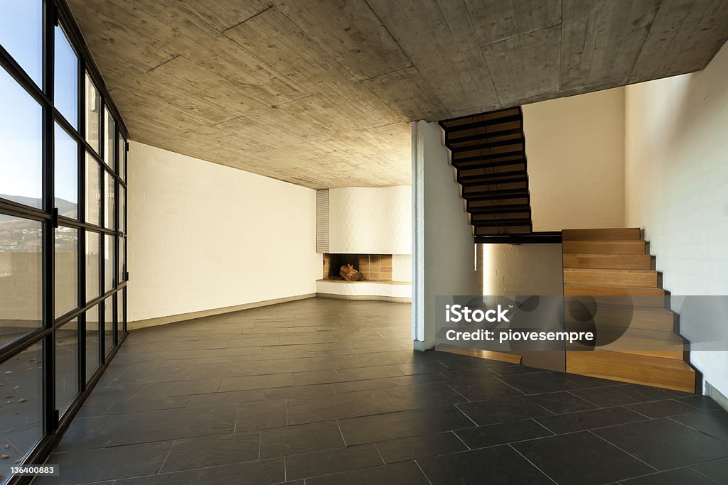 interior modern empty villa, room fireplace interior modern empty villa, room fireplace  http://i705.photobucket.com/albums/ww51/piovesempre/banner_architecture2.jpg Apartment Stock Photo