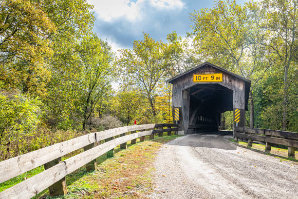 istock Benetka Road Covered Bridge Ashtabula County Ohio 1364016902