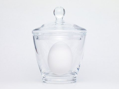 Egg in jar