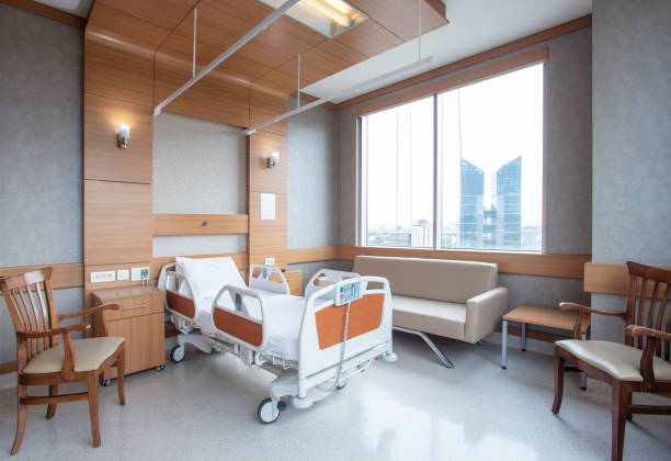 Private Hospital Room stock photo
