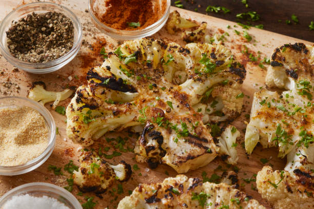 istock BBQ Grilled Cauliflower Steaks 1364027760