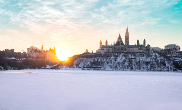 istock Ottawa Parliament Hill at sunrise 1364033724