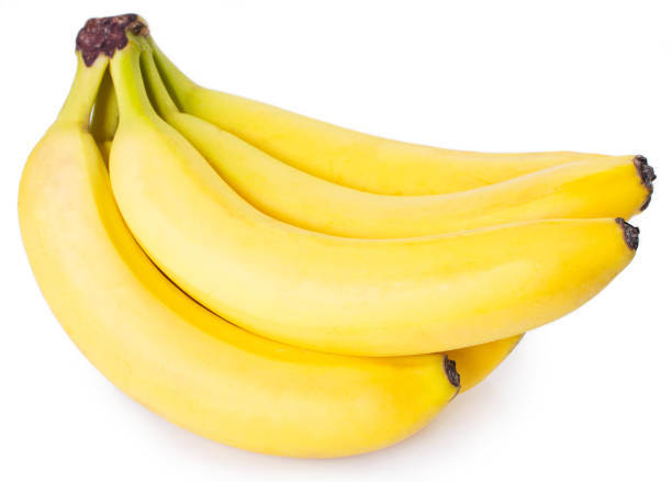istock Fresh banana on white background 1364034313