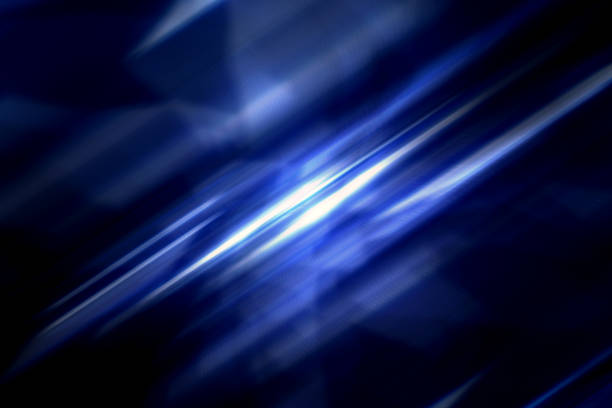 istock Dark blue background with white flares. Background symbolizing speed. 1364036888