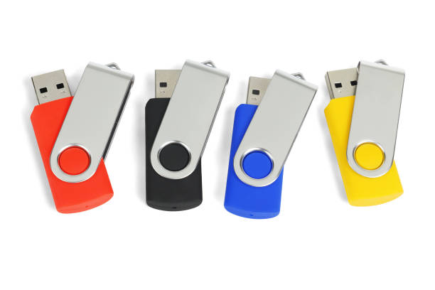 istock Colorful USB Pen Drives 1364038067