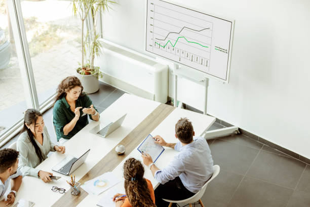 istock Business Meeting in Modern Conference Room 1364038462