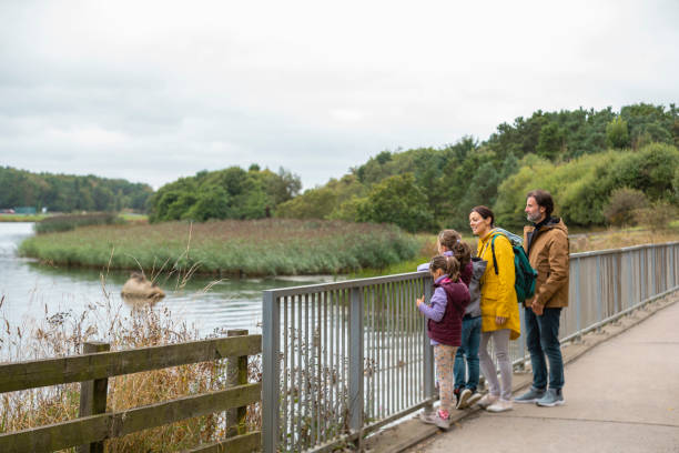 istock Family Walks with a View 1364049247