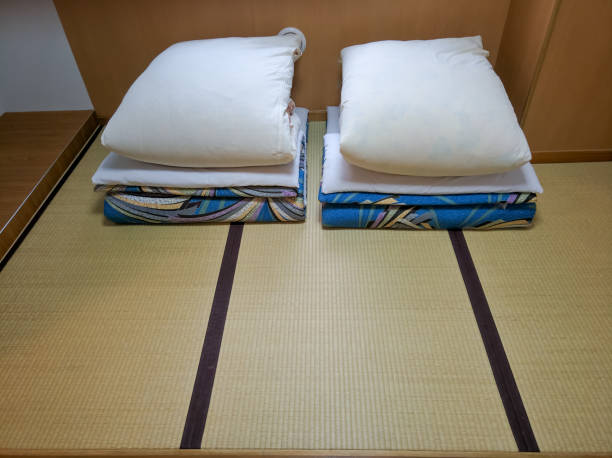 istock Bedding sets on a tatami in Tokyo, Japan. 1364051123