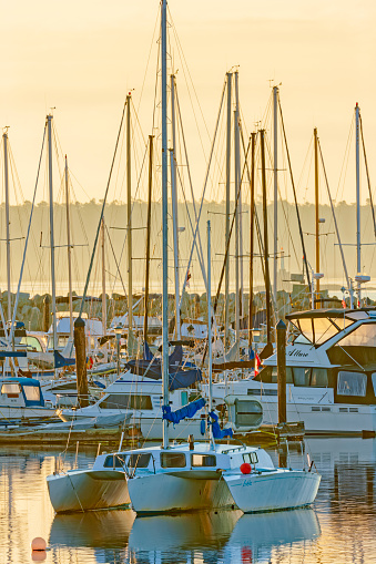 Oak Bay Marina in Victoria on Vancouver Island, British Columbia