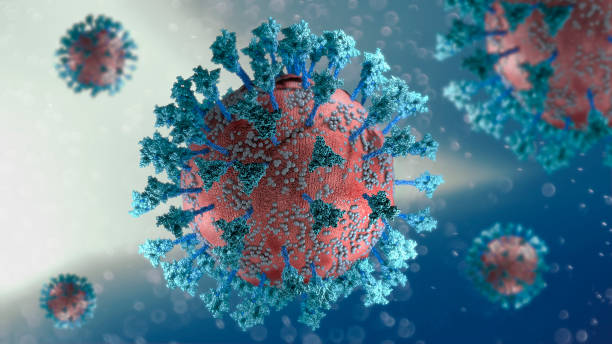 istock Virus variant, coronavirus, spike protein. Deltacron, Omicron 1364060492