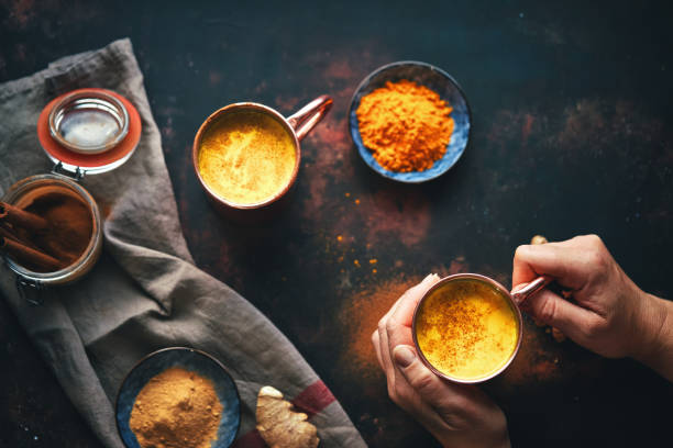 istock Healthy Golden Milk with Turmeric 1364065299
