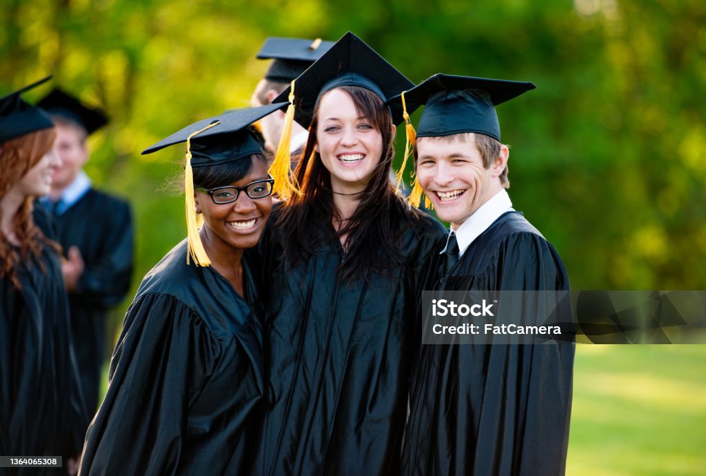 Graduating Day Happy On Graduation Day Stock Photo - Download Image Now - Embracing ...