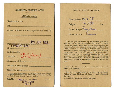 USA vaccine record from 1940s