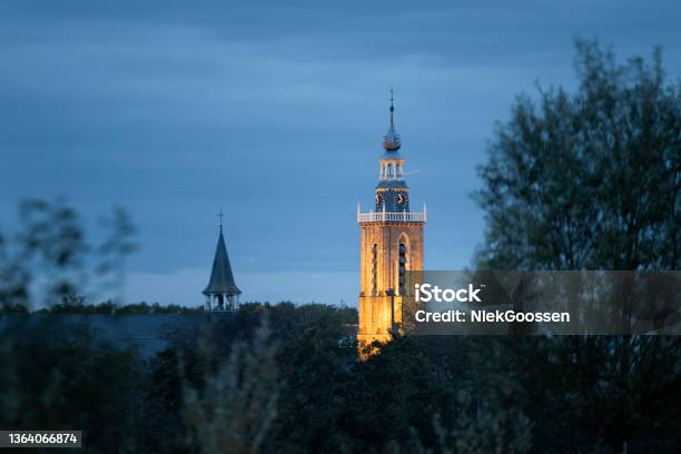 The St Bavokerk Of Aardenburg Is Always Beautifully Lit Stock Photo - Download Image Now