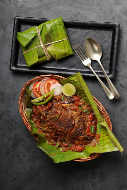 Kerala Meen Pollichathu or fish pollichathu