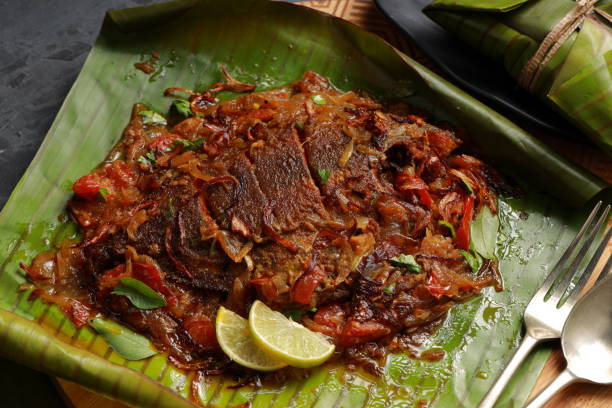 istock Kerala Meen Pollichathu or fish pollichathu 1364069377