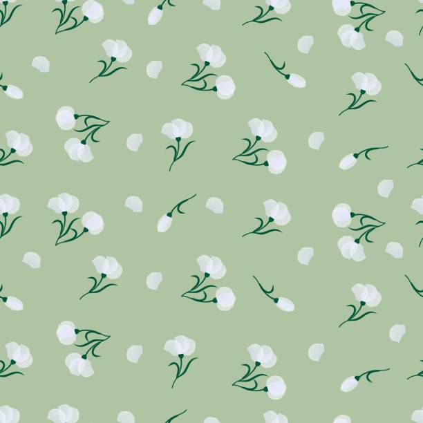 istock Seamless floral pattern. Background in small flowers for textiles, fabrics, cotton fabric, covers, wallpaper, print, gift wrapping 1364071044