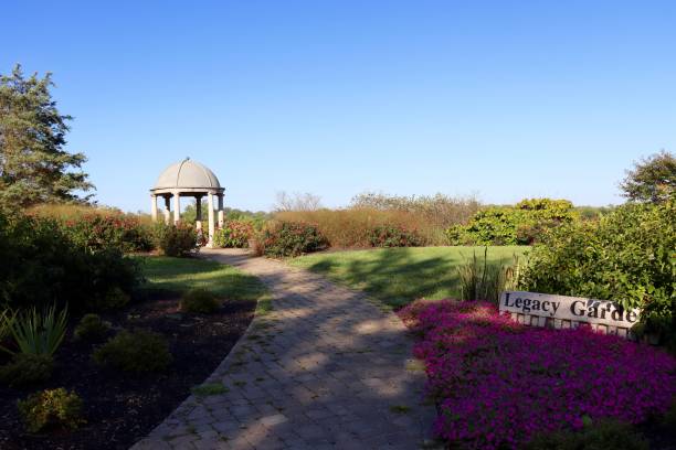 istock Walkway to the Gazebo 1364071604