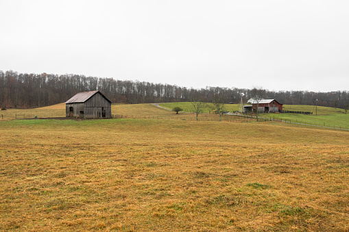 Old barn in a farm, Jonesborough, Tennessee, USA