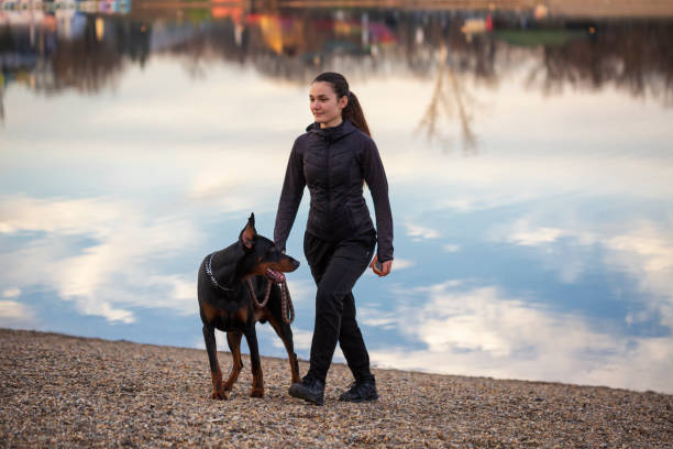 istock Girl with dog 1364074309