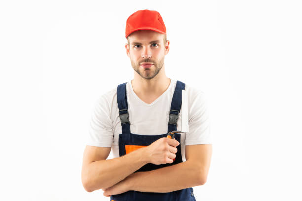 istock male construction worker isolated on white. builder in uniform. guy planning renovation. 1364076189