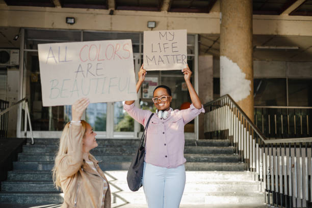 istock Demonstrations against racial inequality 1364085635