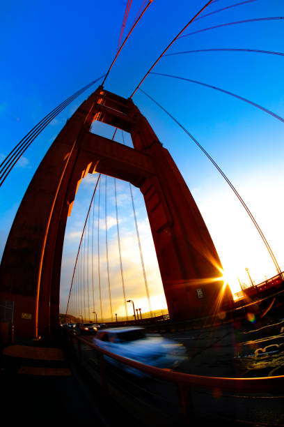 istock Golden Gate Bridge in San Francisco at Evening Sunlight 1364086904