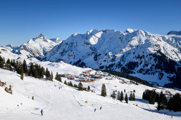 istock The famous ski-resort Lech during winter 1364089492