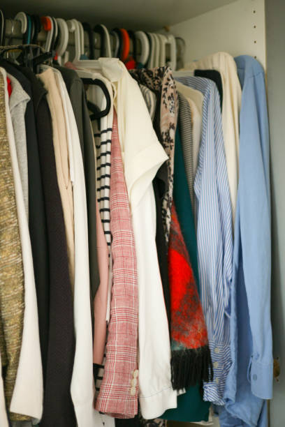 istock The interior of a messy and disordered wardrobe 1364090119