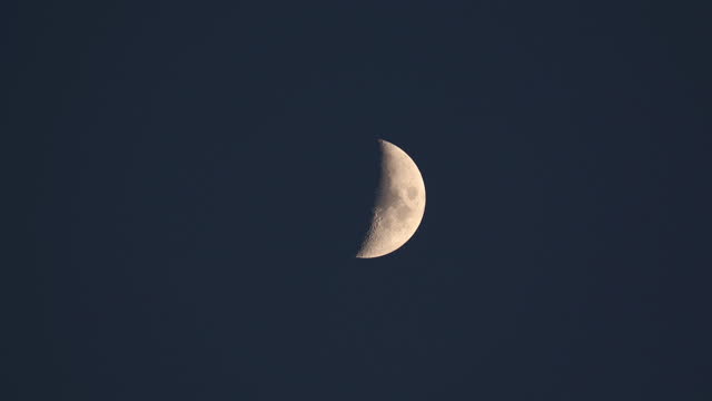 Half Moon at Dusk