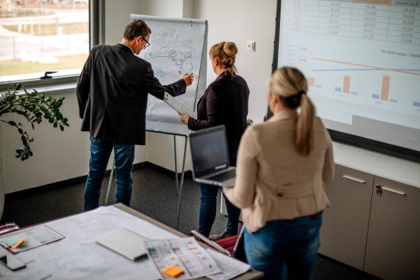 istock Meeting in modern conference room 1364091330