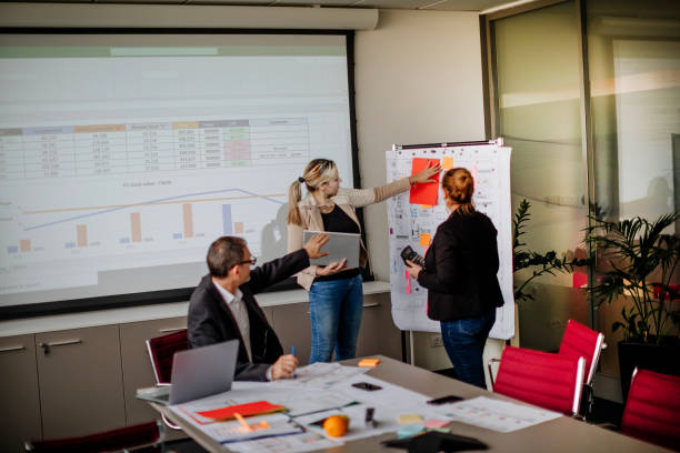 istock Meeting in modern conference room 1364092116