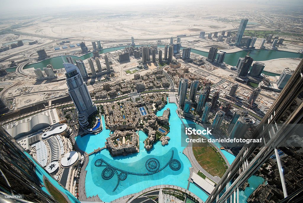 DUBAI Aerial view of Dubai (United Arab Emirates) Arabia Stock Photo