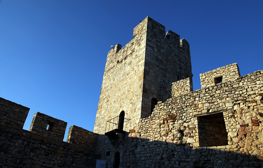 Kalemegdan Fortress Tower in Belgrade, Serbia. Belgrade is largest cities of Southeastern Europe.