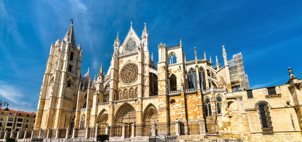 istock The Cathedral of Leon in Spain 1364093325