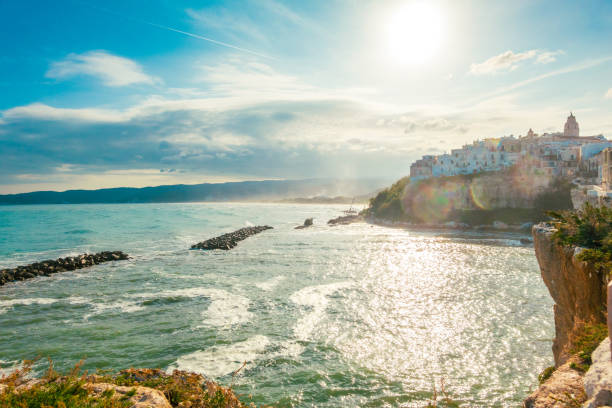 Bari, Italy, and its beautiful coastline in winter