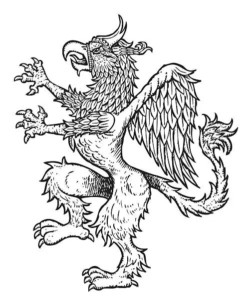 Vector illustration of Gryphon
