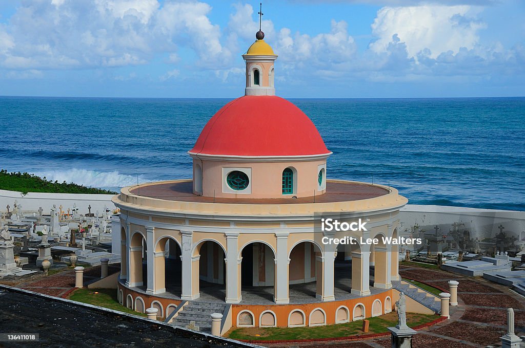 San Juan ,Puerto Rico ドーム型のポンセ・デ・レオン - 十字架のロイヤリティフリーストックフォト