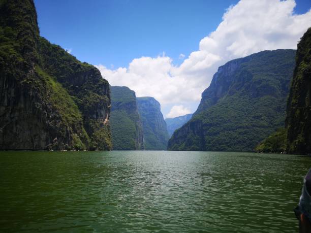 istock River at Sumidero Canyon, Chiapas 1364134576