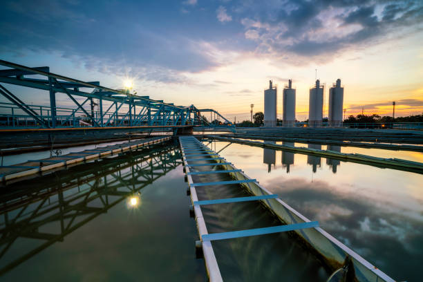 istock water treatment plant with sunset 1364145461