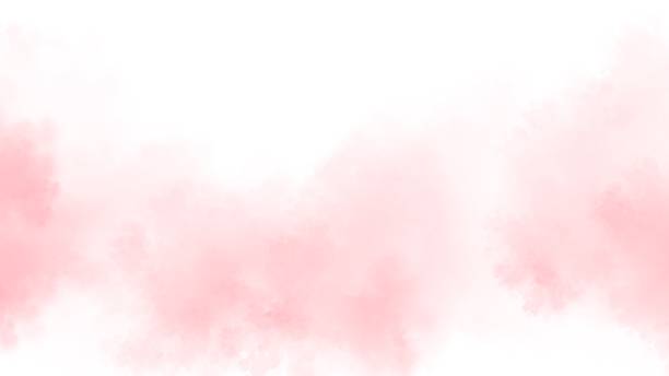 istock Pink watercolor background 1364145553