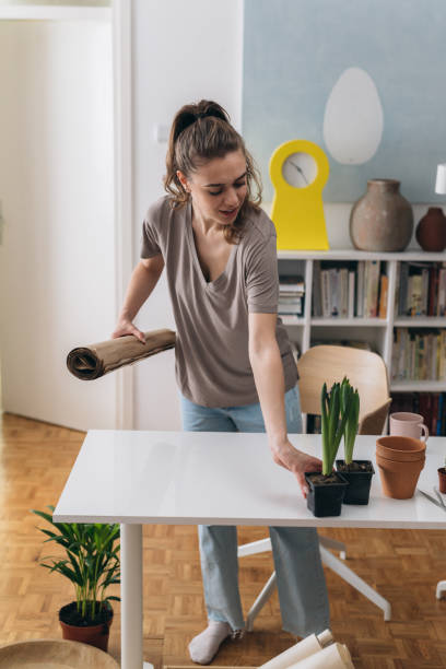 istock woman gardening houseplants 1364146569