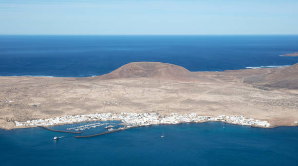 istock View on La Graciosa Island from Lanzarote, Spain 1364149271