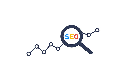 SEO Search Engine Optimization, concept for promoting ranking traffic on website, optimizing your website to rank in search engines or SEO.
