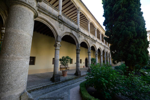 istock Cuacos de Yuste, Extremadura, Spain. Carlos V stone monastery 1364164054