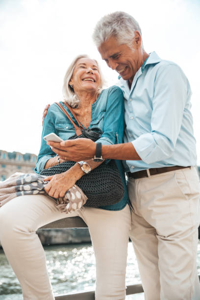 istock Couple enjoying a weekend in Paris 1364168356