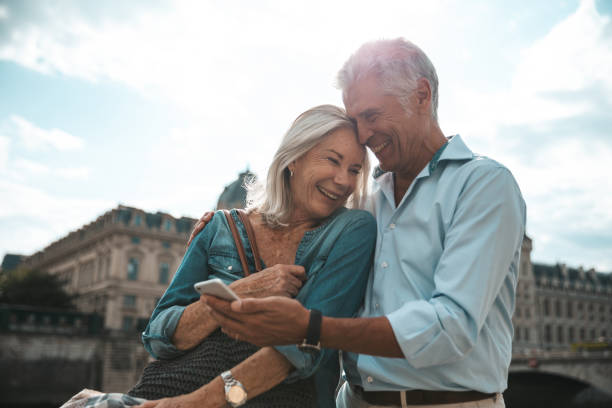 istock Couple enjoying a weekend in Paris 1364169306
