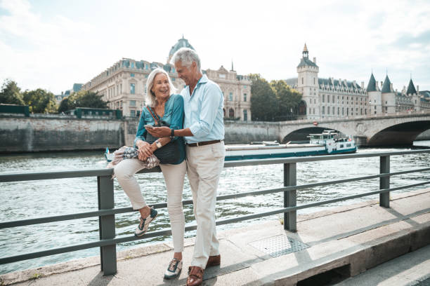 istock Couple enjoying a weekend in Paris 1364169323